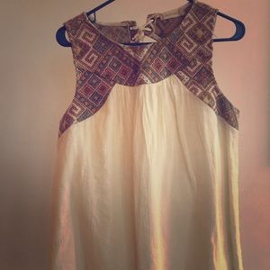 Embroidered tank top